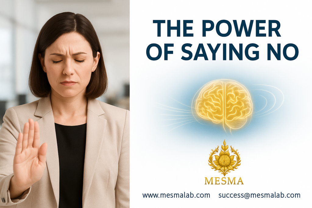 MESMA - Power of Telling No