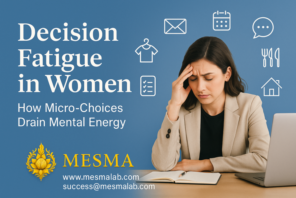 MESMA - Decision Fatigue in Women